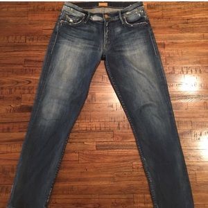 EUC MOTHER DENIM THE DROPOUT